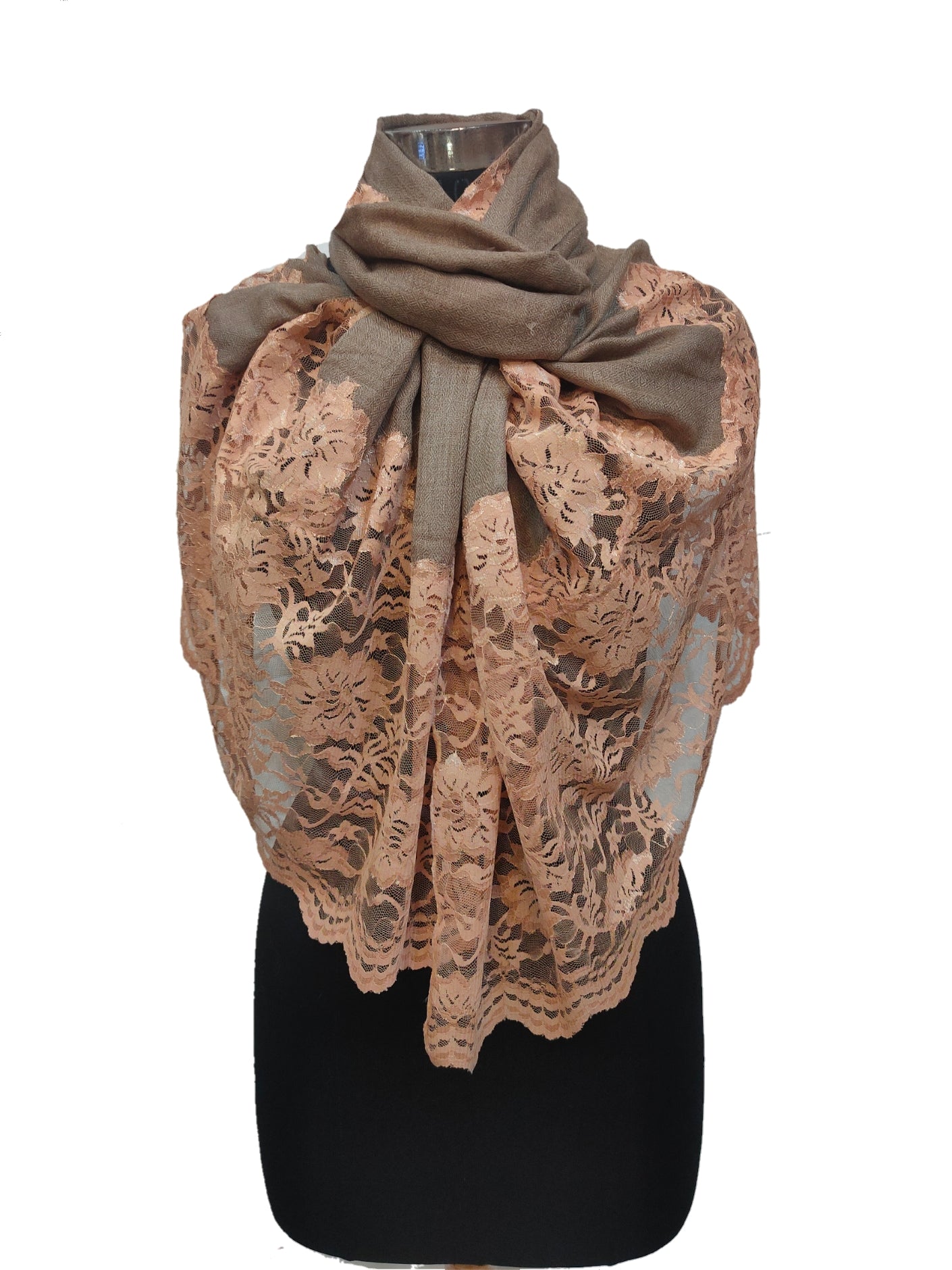 Pasham Golden Chantilly Limited Edition Stole.