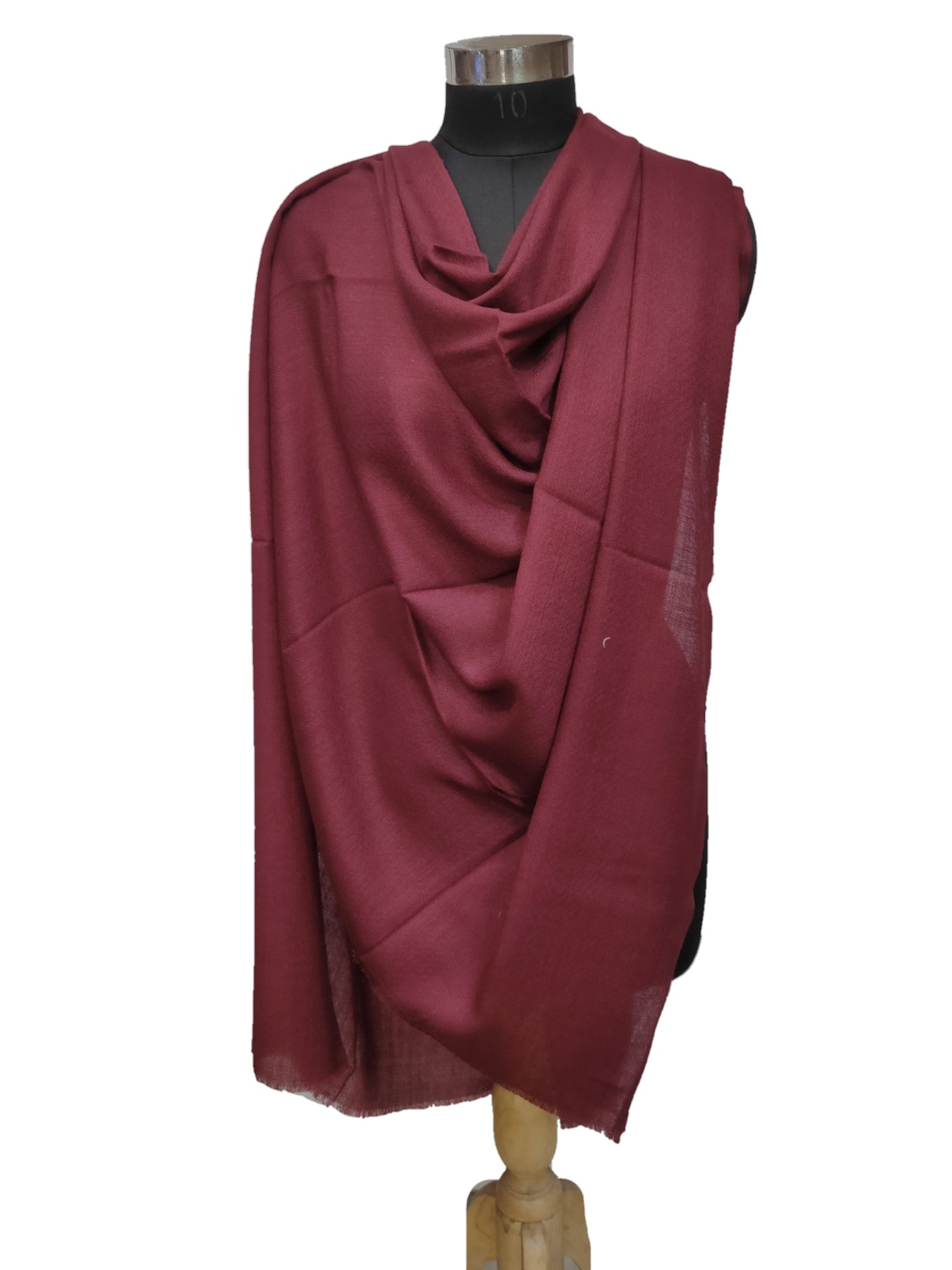 Cashmere Plain Color Diamond Weave Shawl.