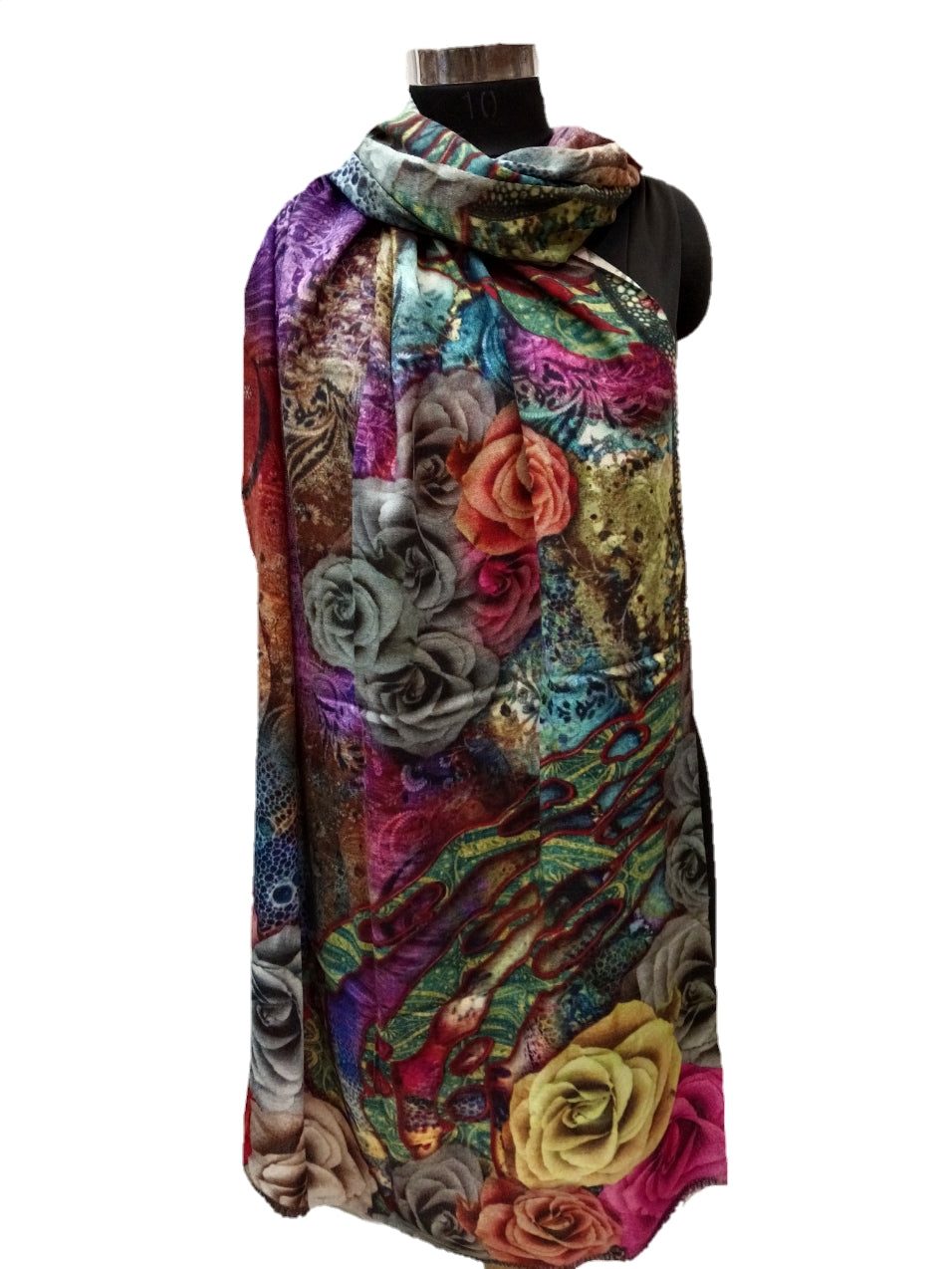 Cashmere Digital Print Stole.