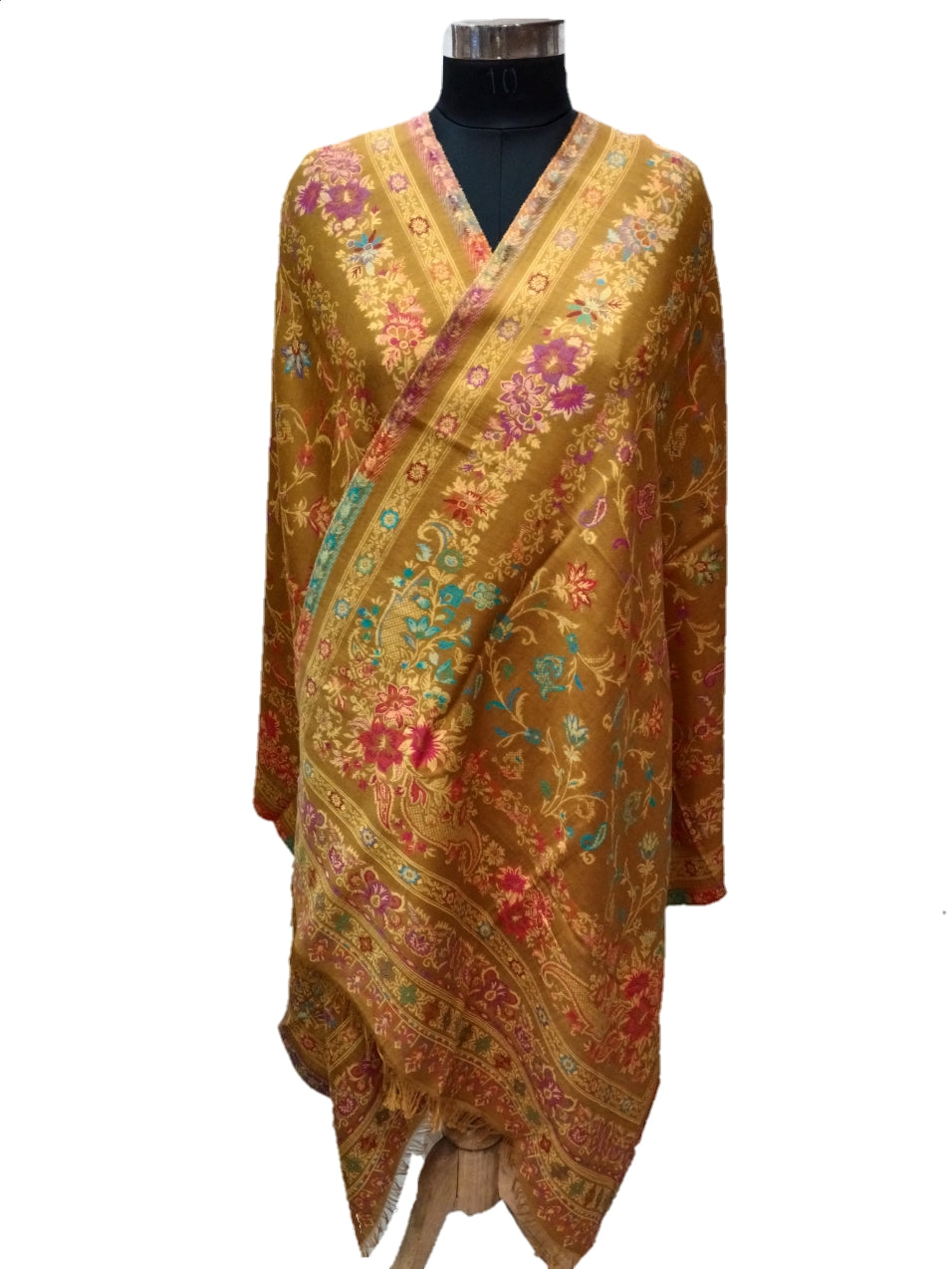 Wool Kaani Stole.