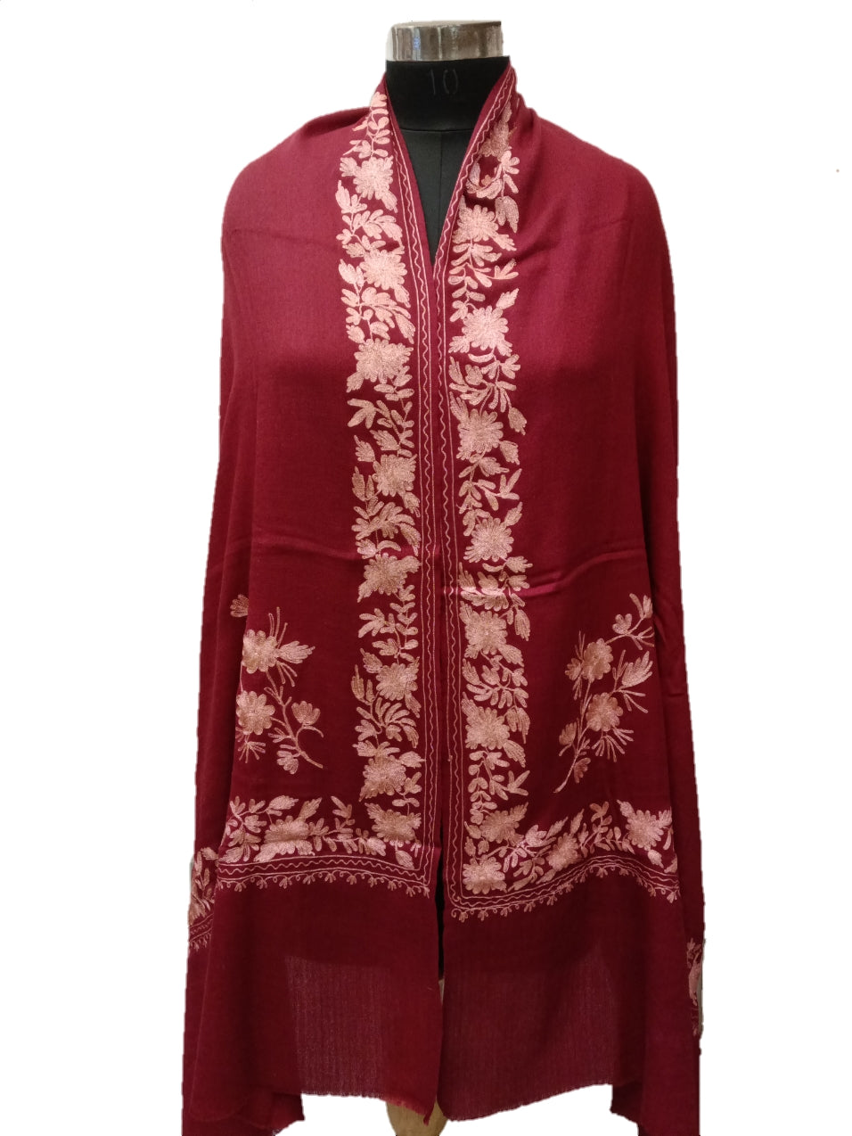 Cashmere Tilla Zari Stole.