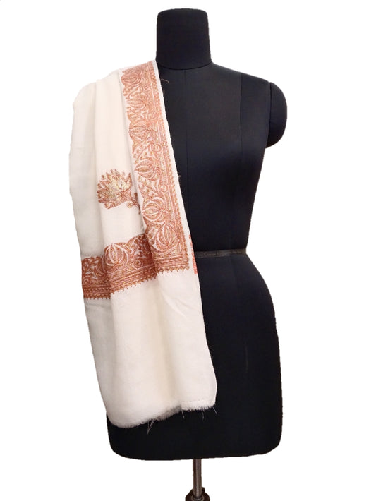 Semi Pashmina Tilla Zari Shawl.