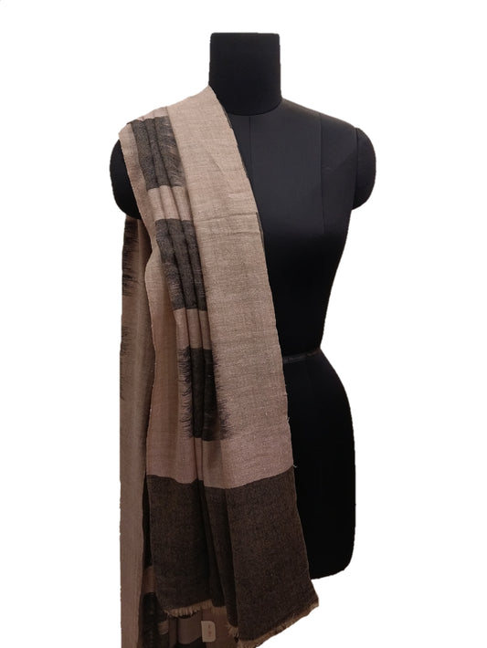 Pure Pashmina Handmade Ikkat Shawl.
