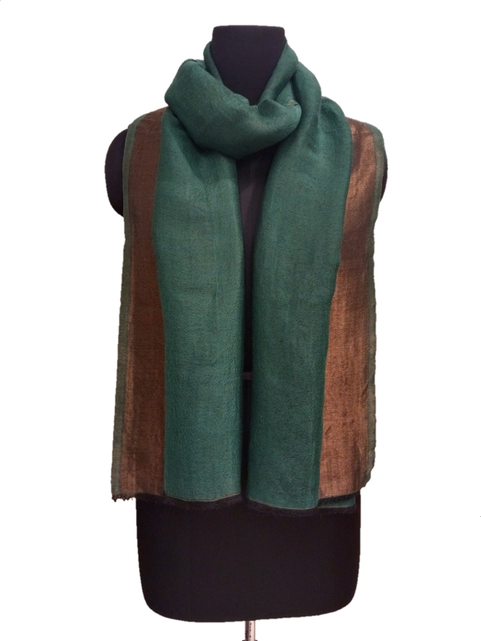 Cashmere Zari Plain Reversible Stole.