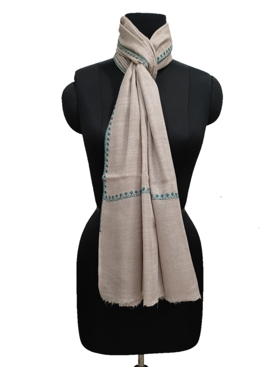 Cashmere Hand Embroidery Stole.