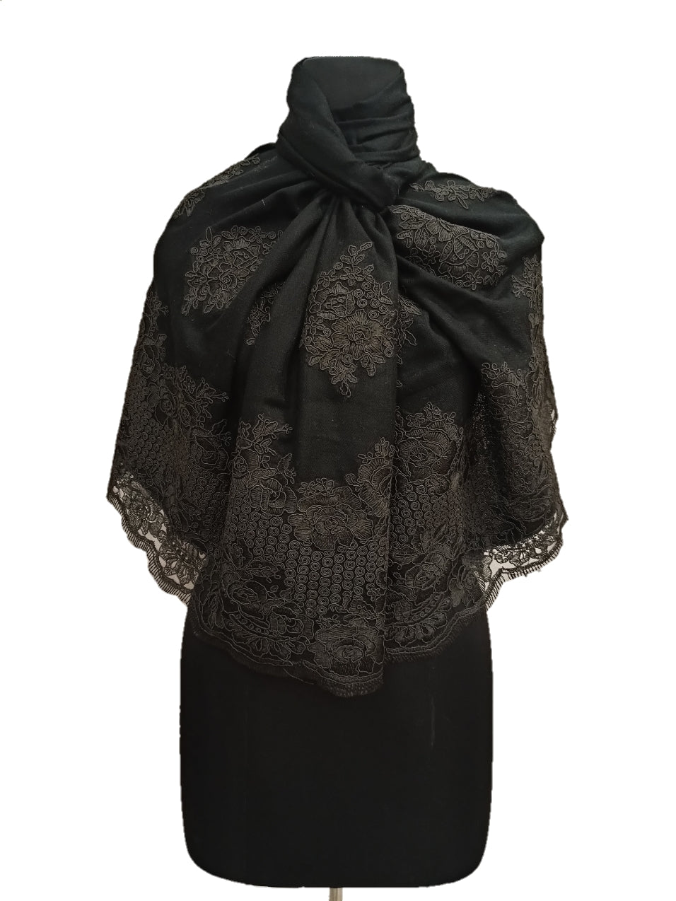 Premium Lace Limited Edition Cashmere Stole.