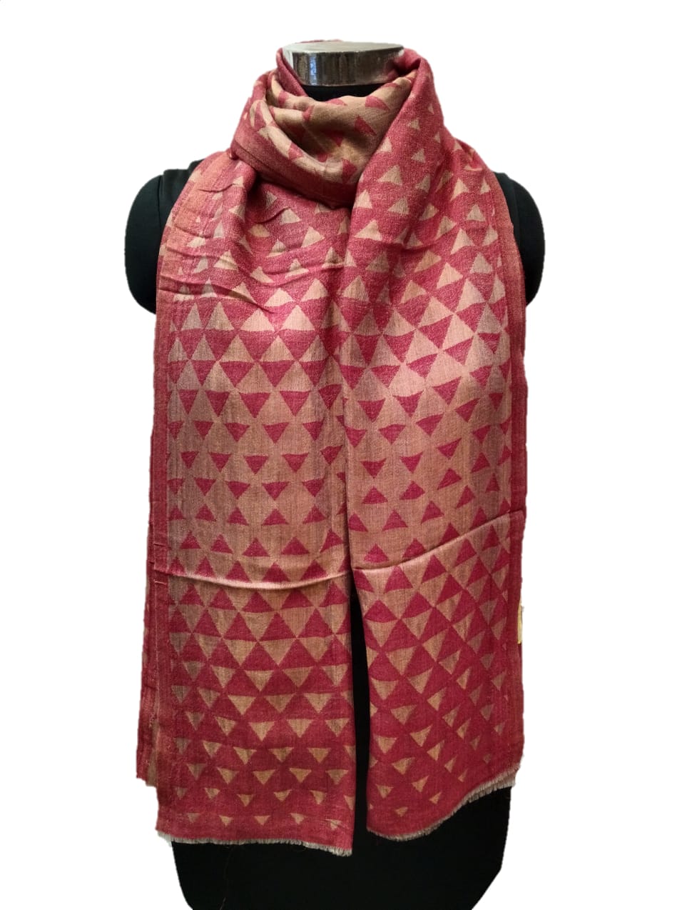 Cashmere Zari Jacquard Stole.