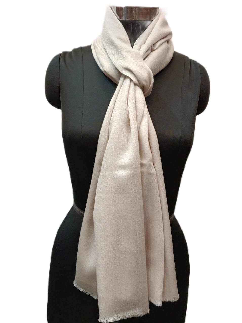Pure Fine Cashmere Solid Color Stole.