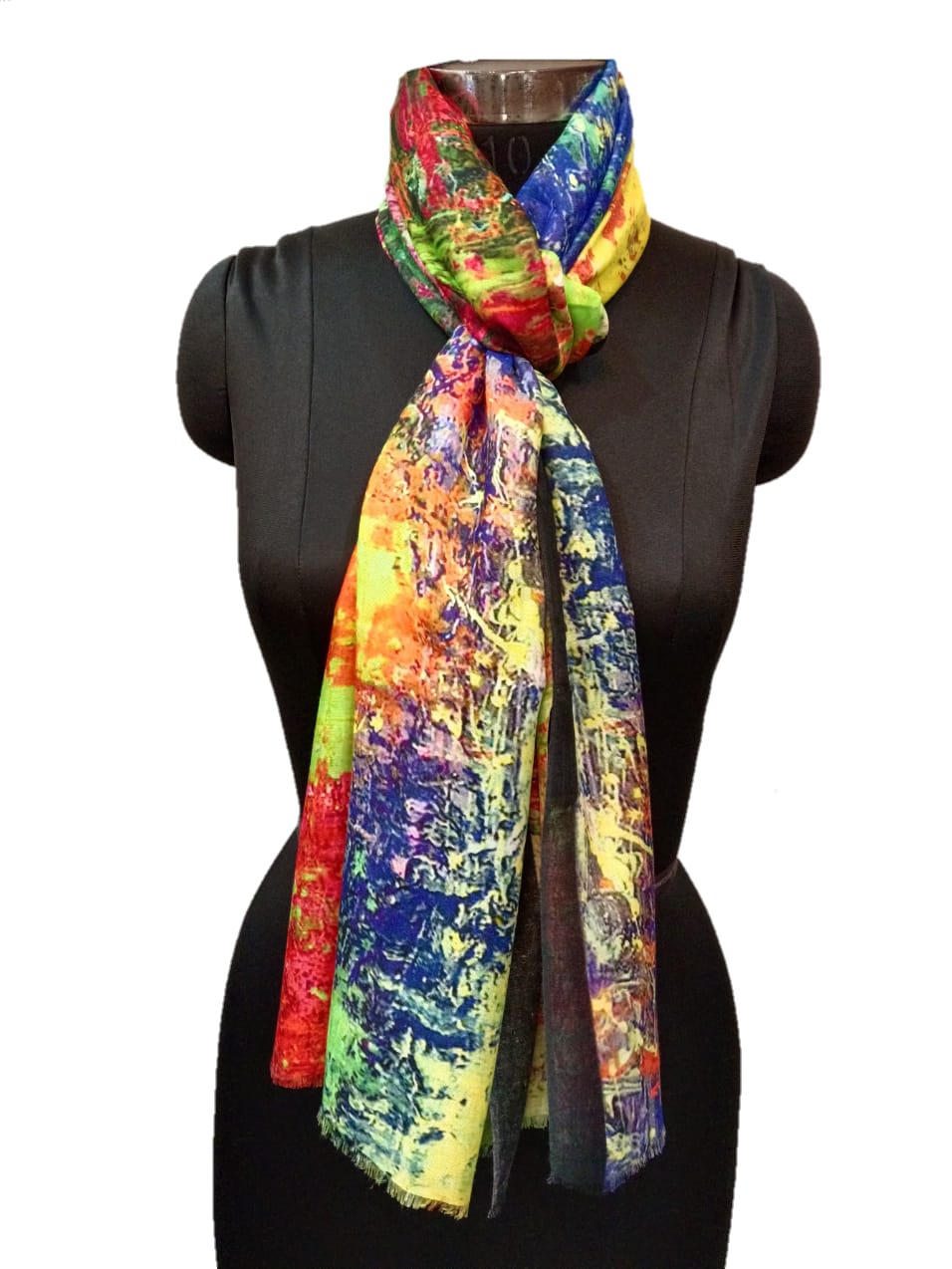 Bamboo Silk Special Print Stole.