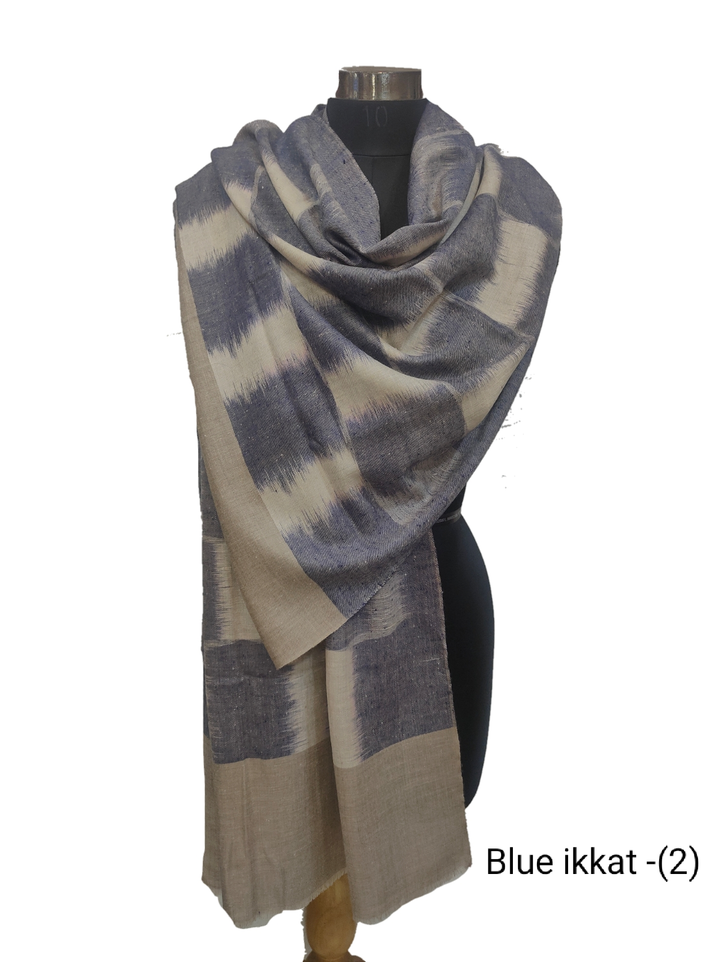 Pashmina Pure Ikkat Stripe Stole