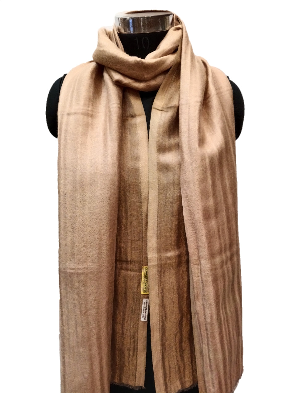 Cashmere Zari Plain Reversible Stole.