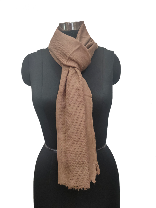 Pasham Basket Weave Solid Color Stole.