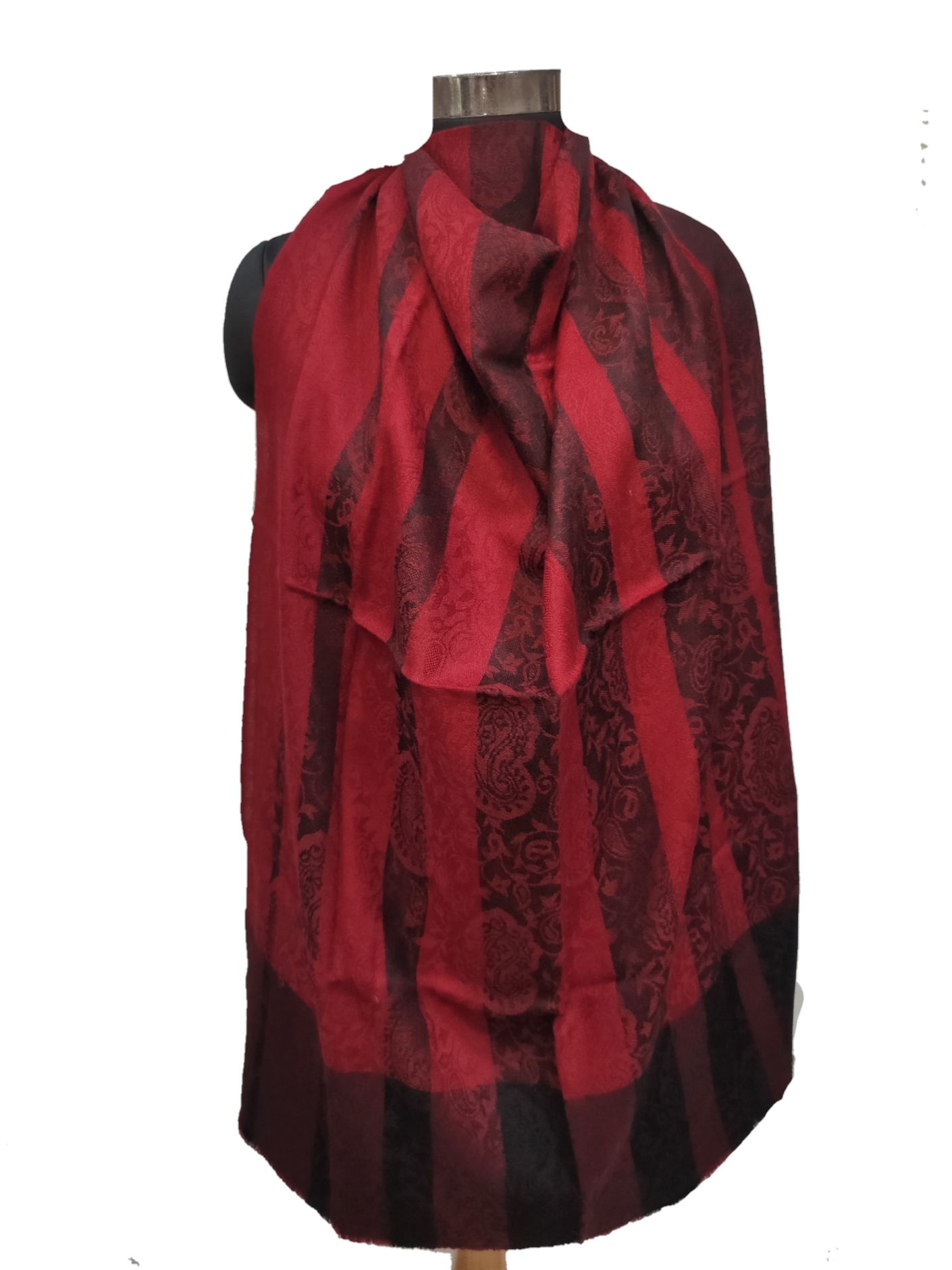 Cashmere  Stoles jacquard/Paisley/border