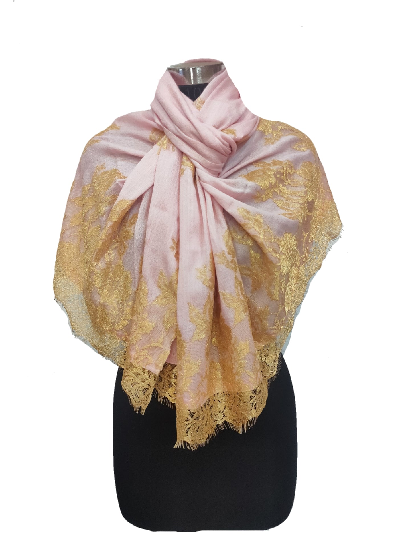 Cashmere/Pashmina Limited Edition Chantilly lace.