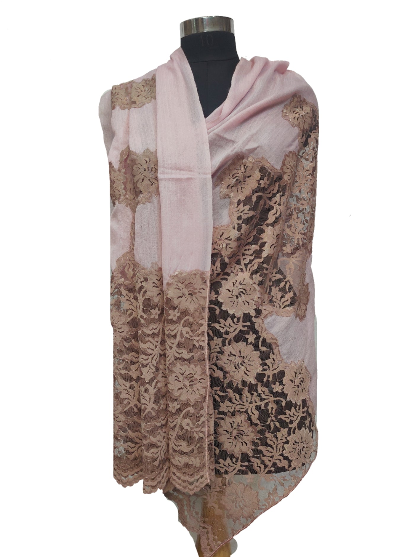 Pasham Golden Chantilly Lace Limited Edition Stole.