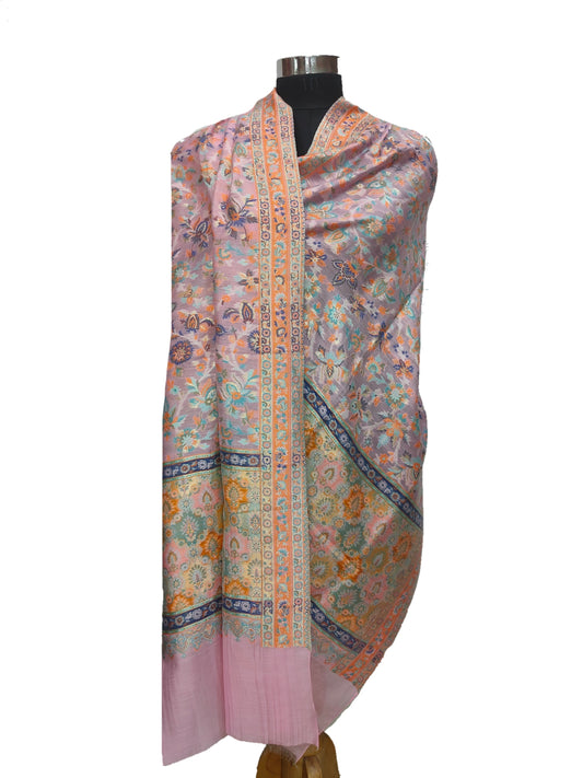 Pure Silk Kaani Stole.