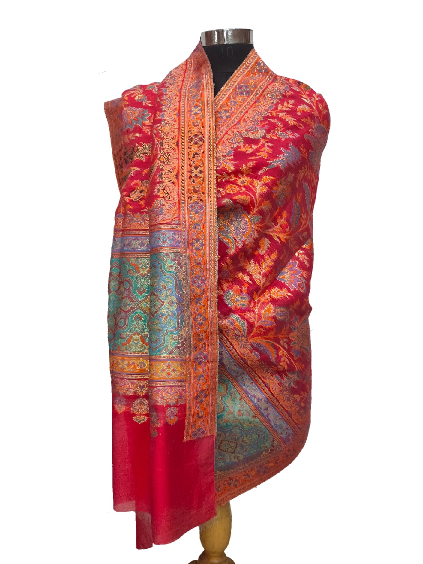 Pure Silk kaani Stole.