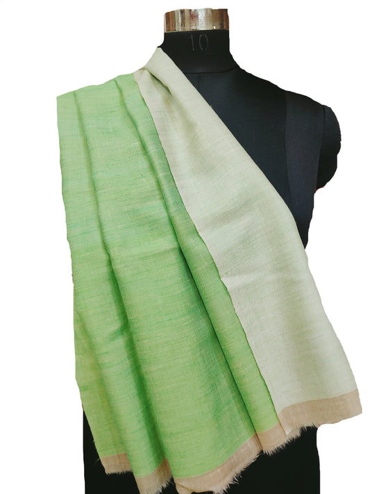 Pure Pashmina Handmade Reversible Shawl.