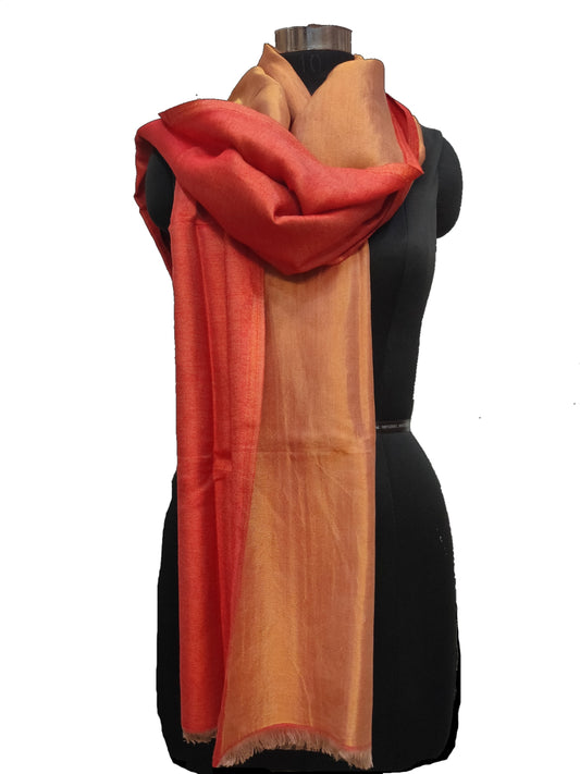 Bamboo Silk Reversible Stole.