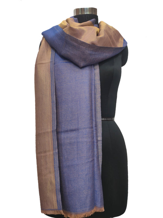 Bamboo silk Reversible Stole.