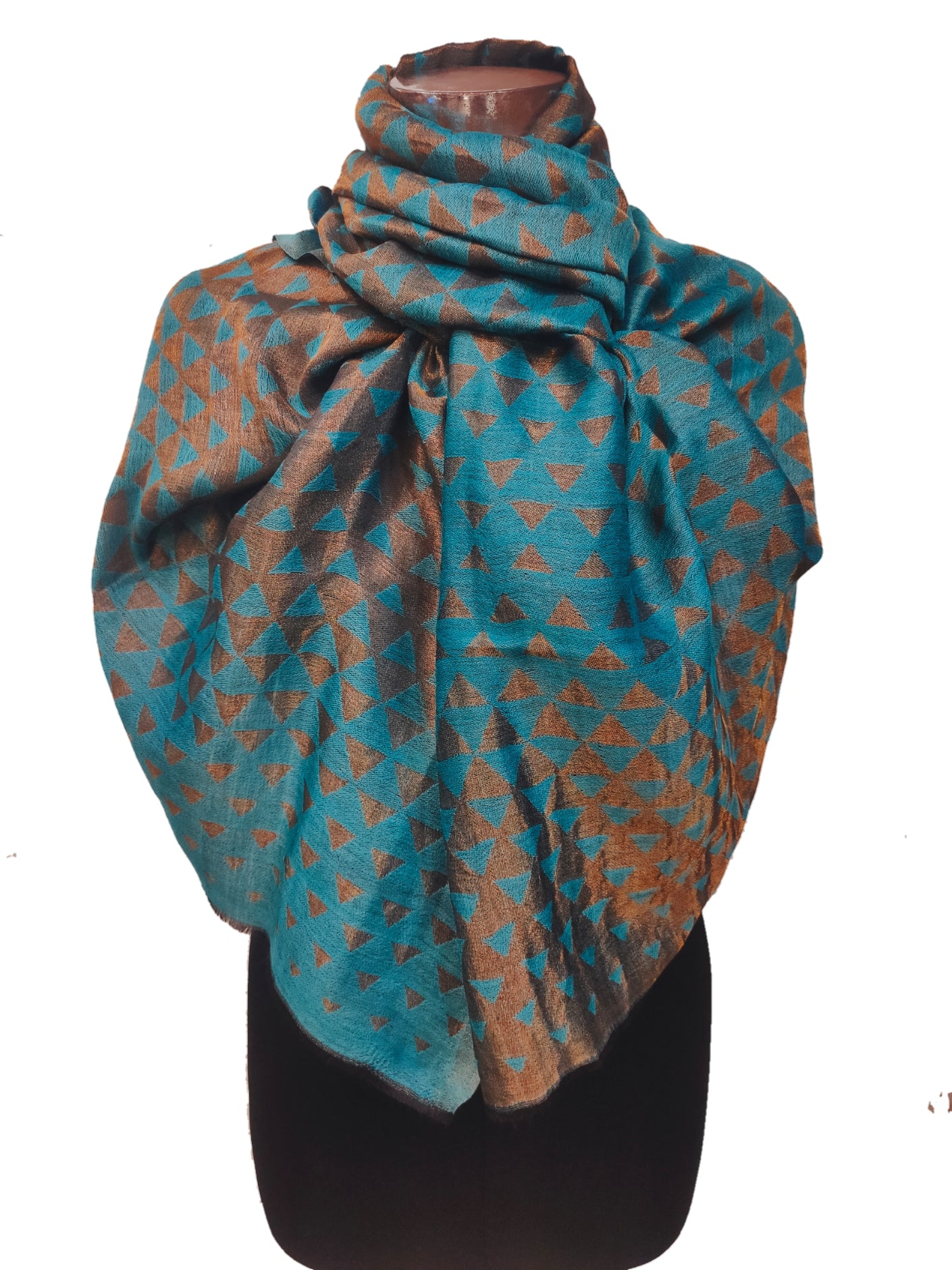 Cashmere Zari Jacquard stole.