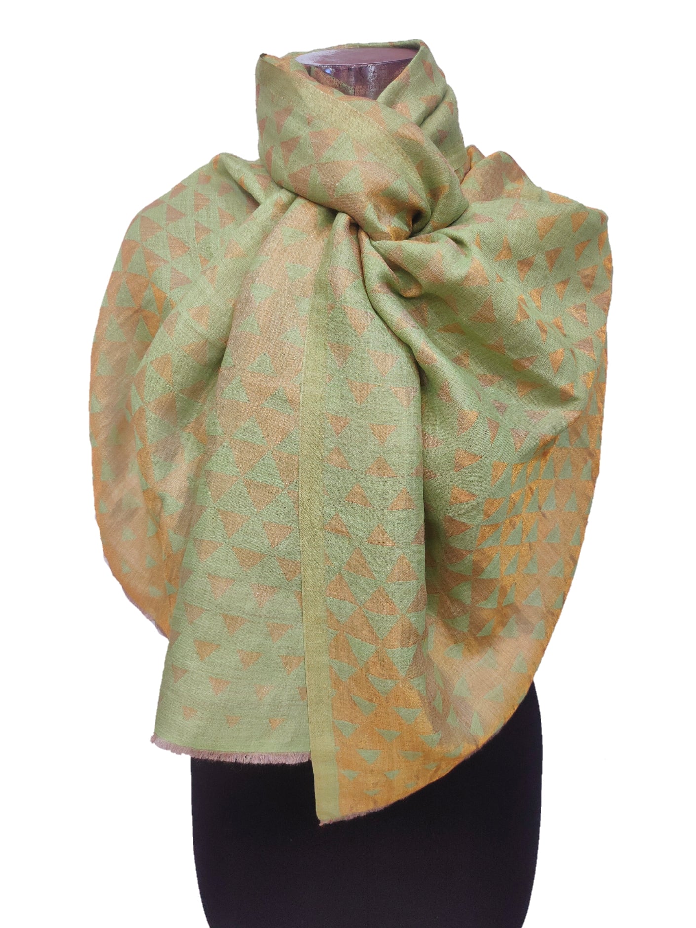 Cashmere Zari Jacquard Stole.