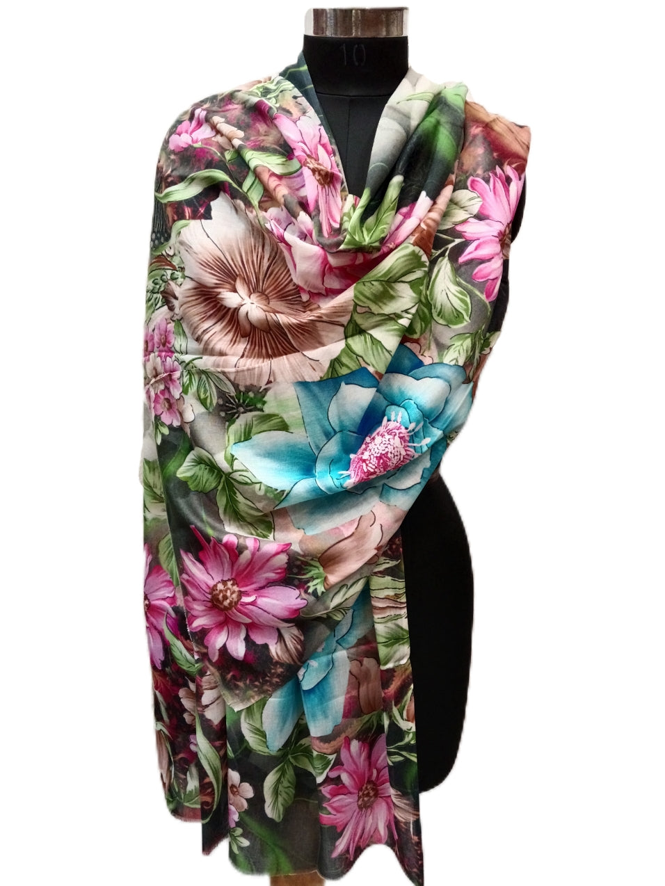 Bamboo Silk Special Print Stole.