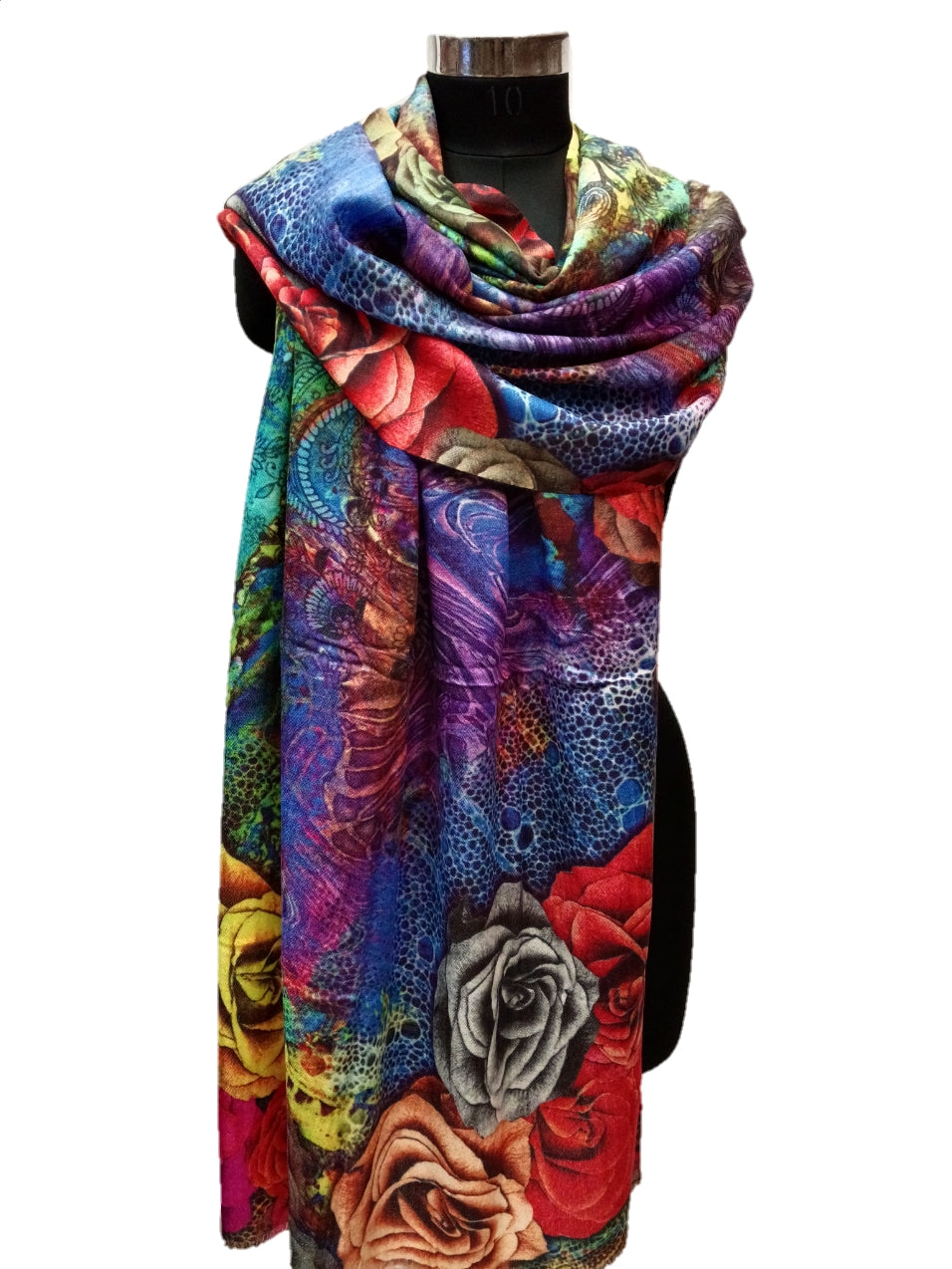 Cashmere Digital Print Stole.