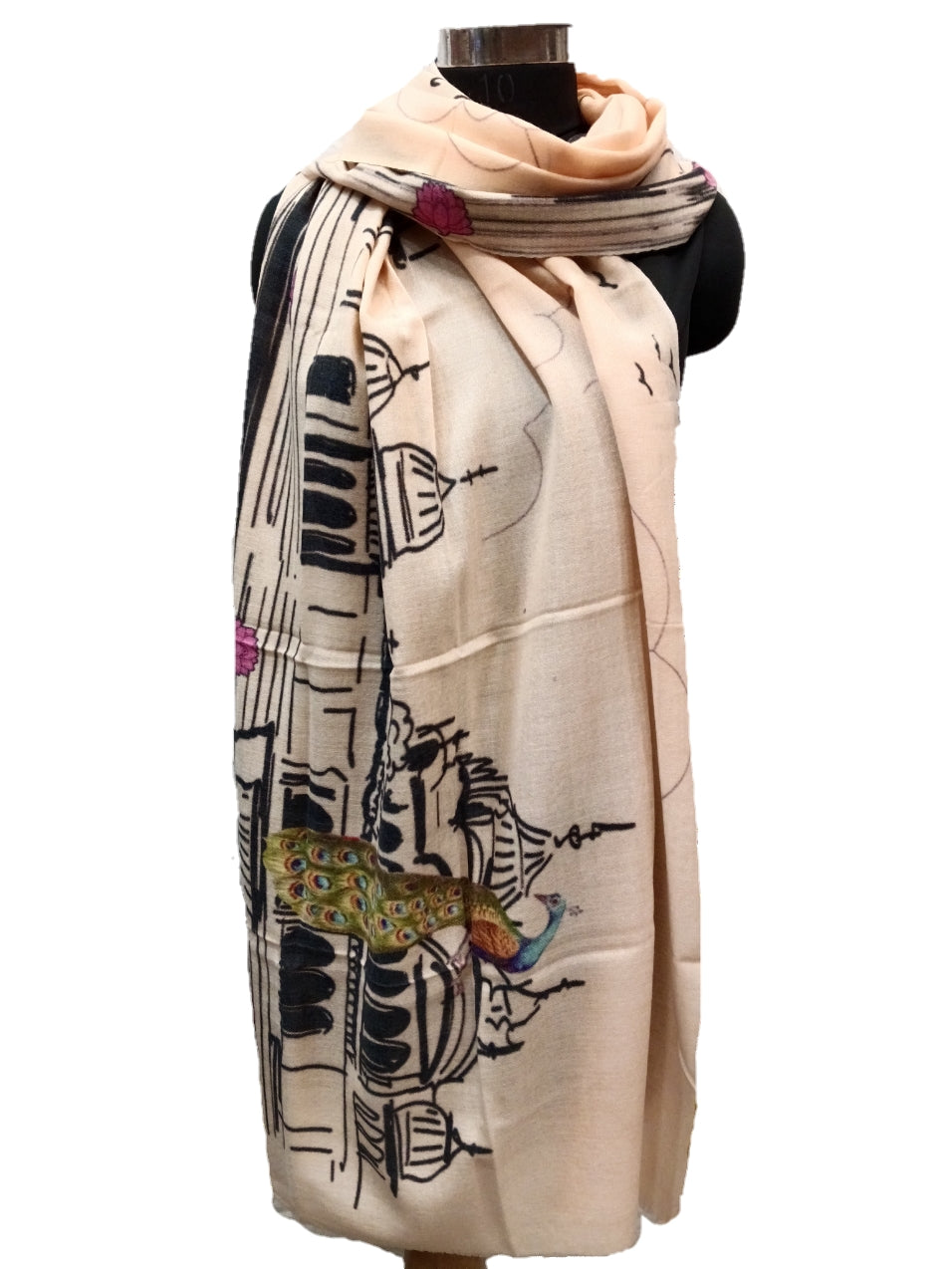 Cashmere Digital Print Stole.