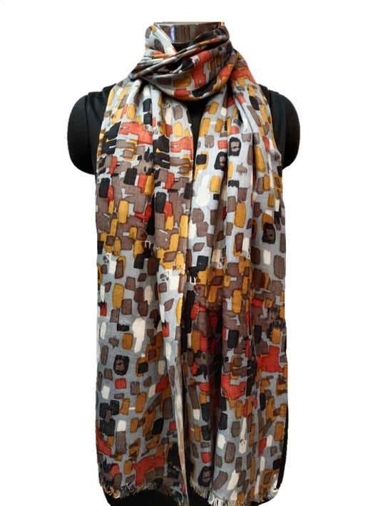 Cashmere Digital print Stole.