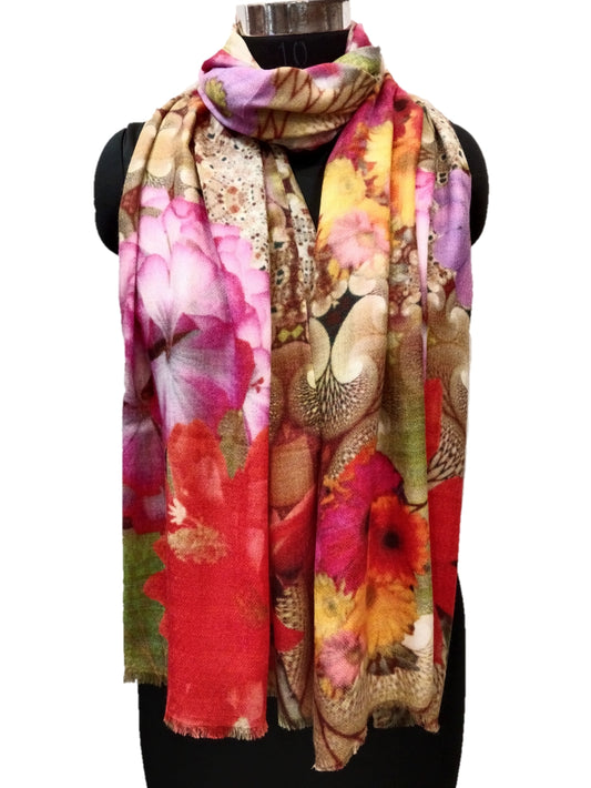 Cashmere Digital Print Stole.