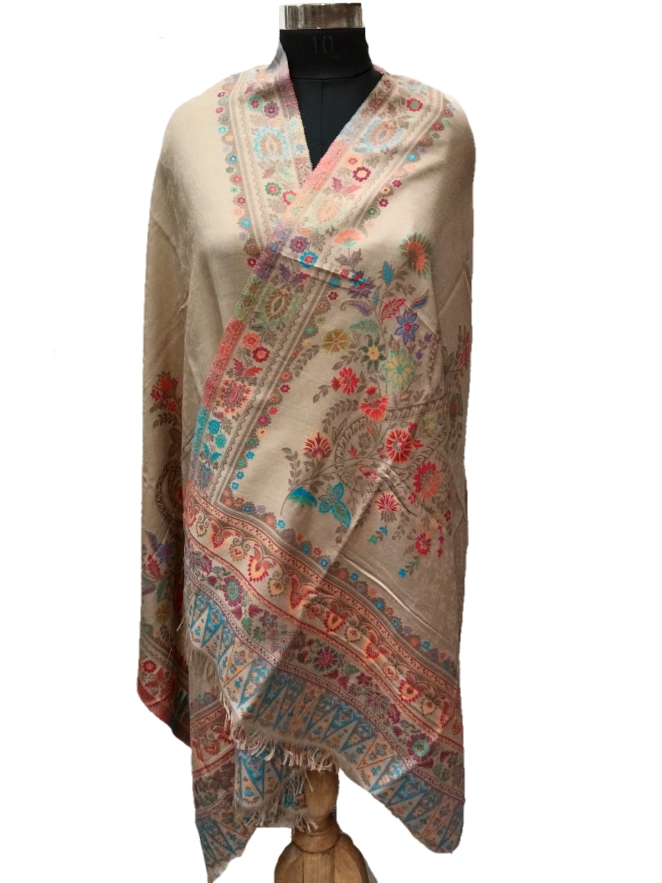Wool Kaani Stole.
