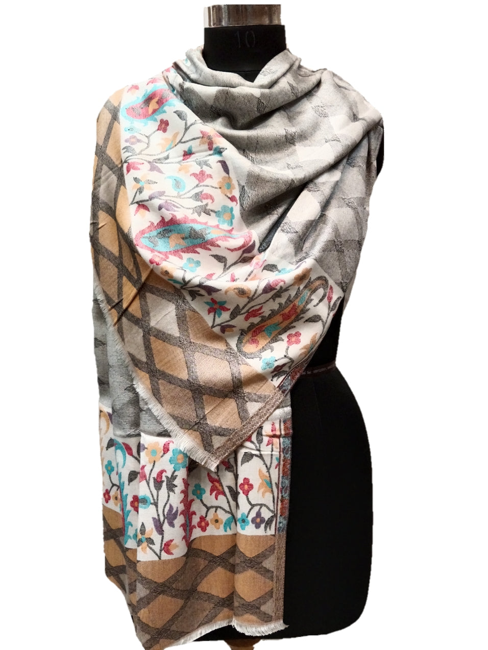 Bamboo Silk Regular Kaani Stole.