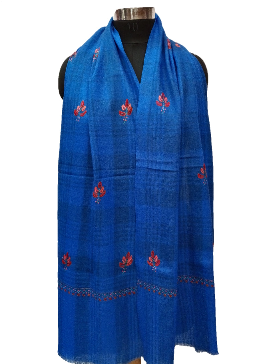 Cashmere Hand Embroidery  Stole.