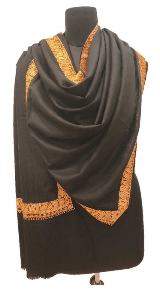Pure Pashmina Tilla Embroidery  Shawls.