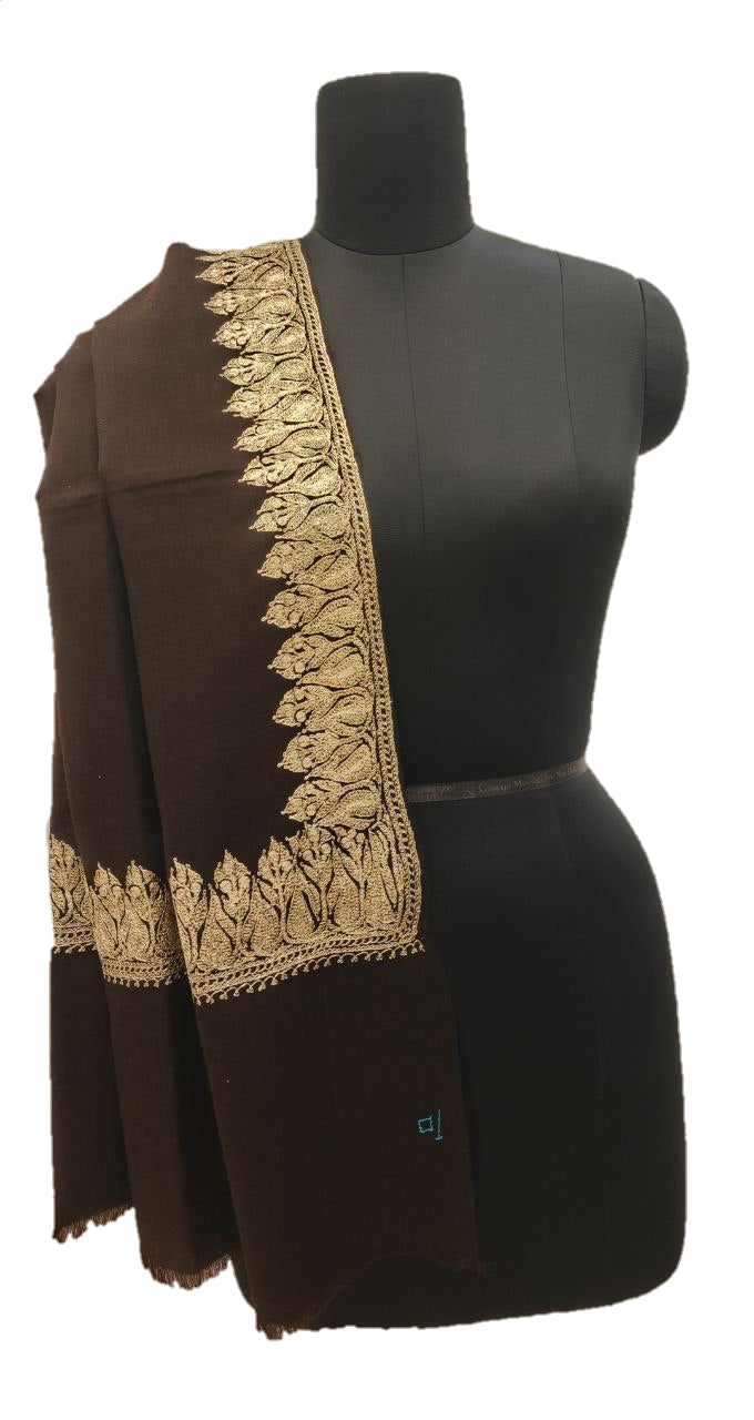 Cashmere Wool  Hand Tilla Shawl .
