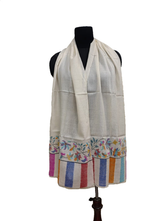 Pure Pashmina Kaani Palla muffler