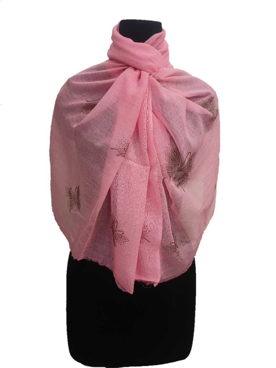Cashmere /bamboo silk Swarovski Regular Stole.