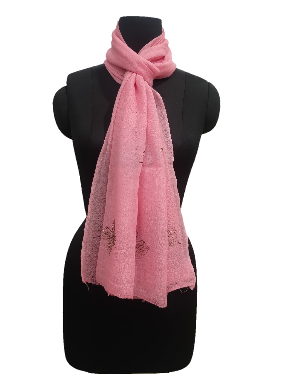 Cashmere /bamboo silk Swarovski Regular Stole.