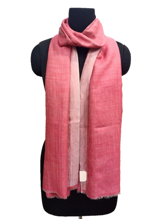 Pure Pashmina Handmade Zari Reversible Stole.