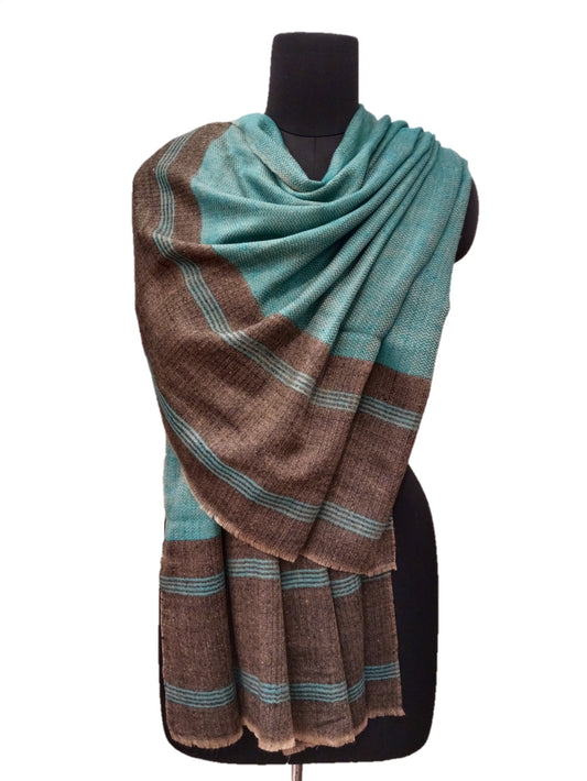 Pure Pashmina Handmade  Herringbone Shawl