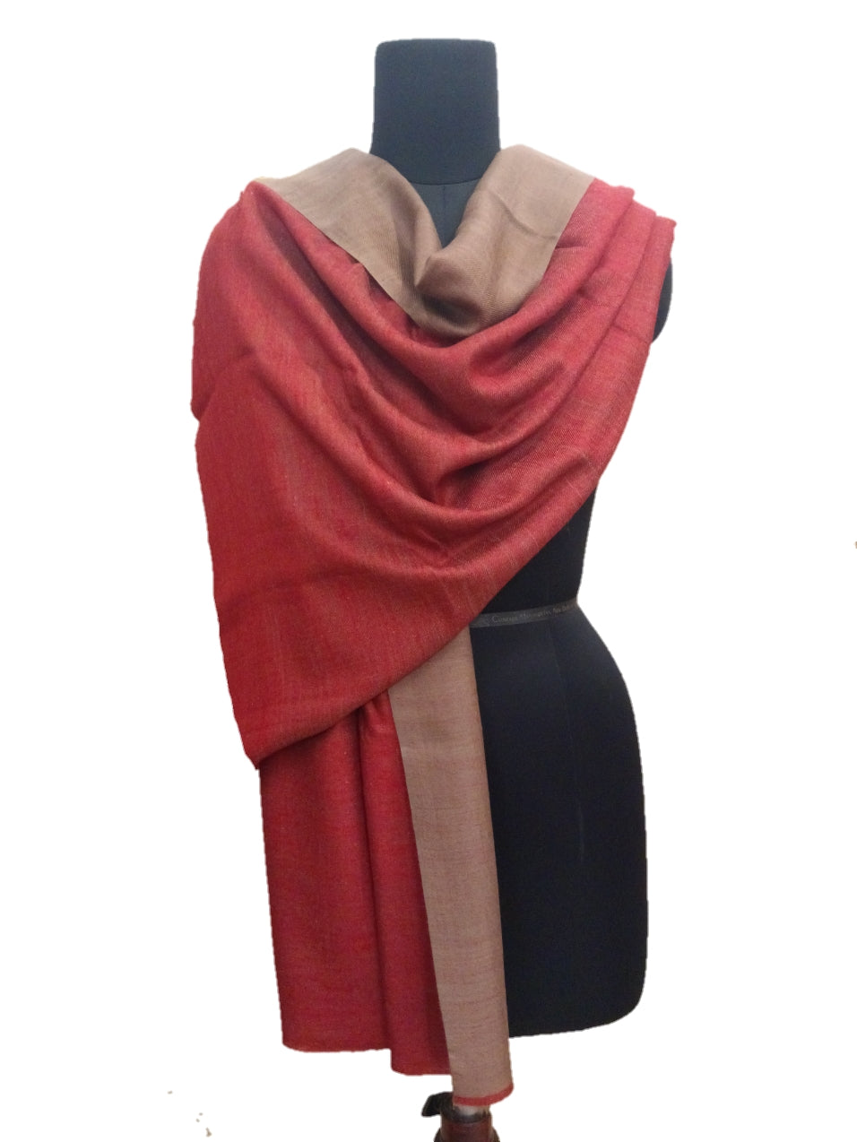 Pure Pashmina Handmade  Reversible Stole.