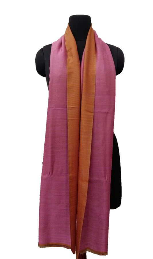Pure Pashmina Handmade Reversible Stole.