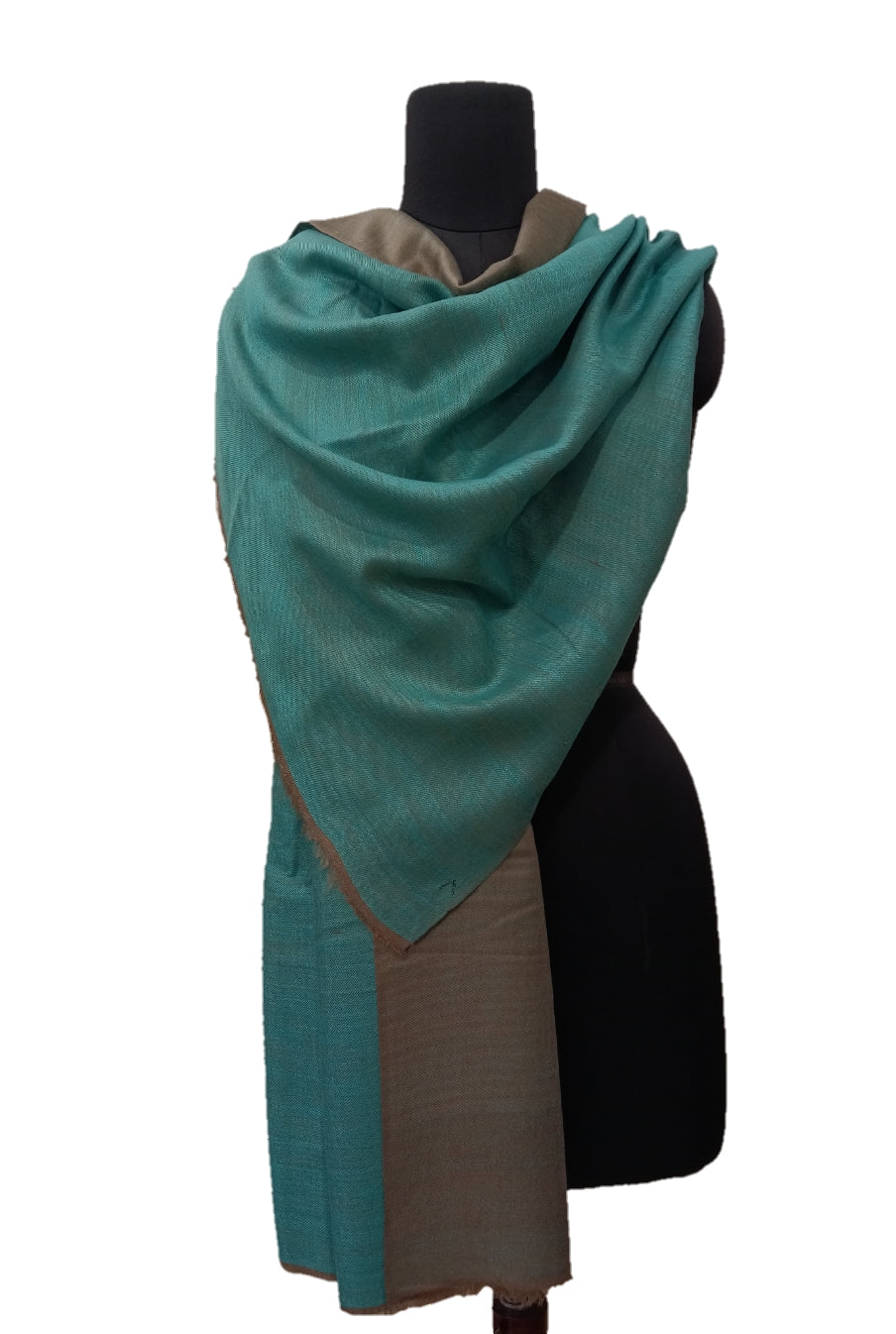 Pure Pashmina Handmade Reversible Stole.