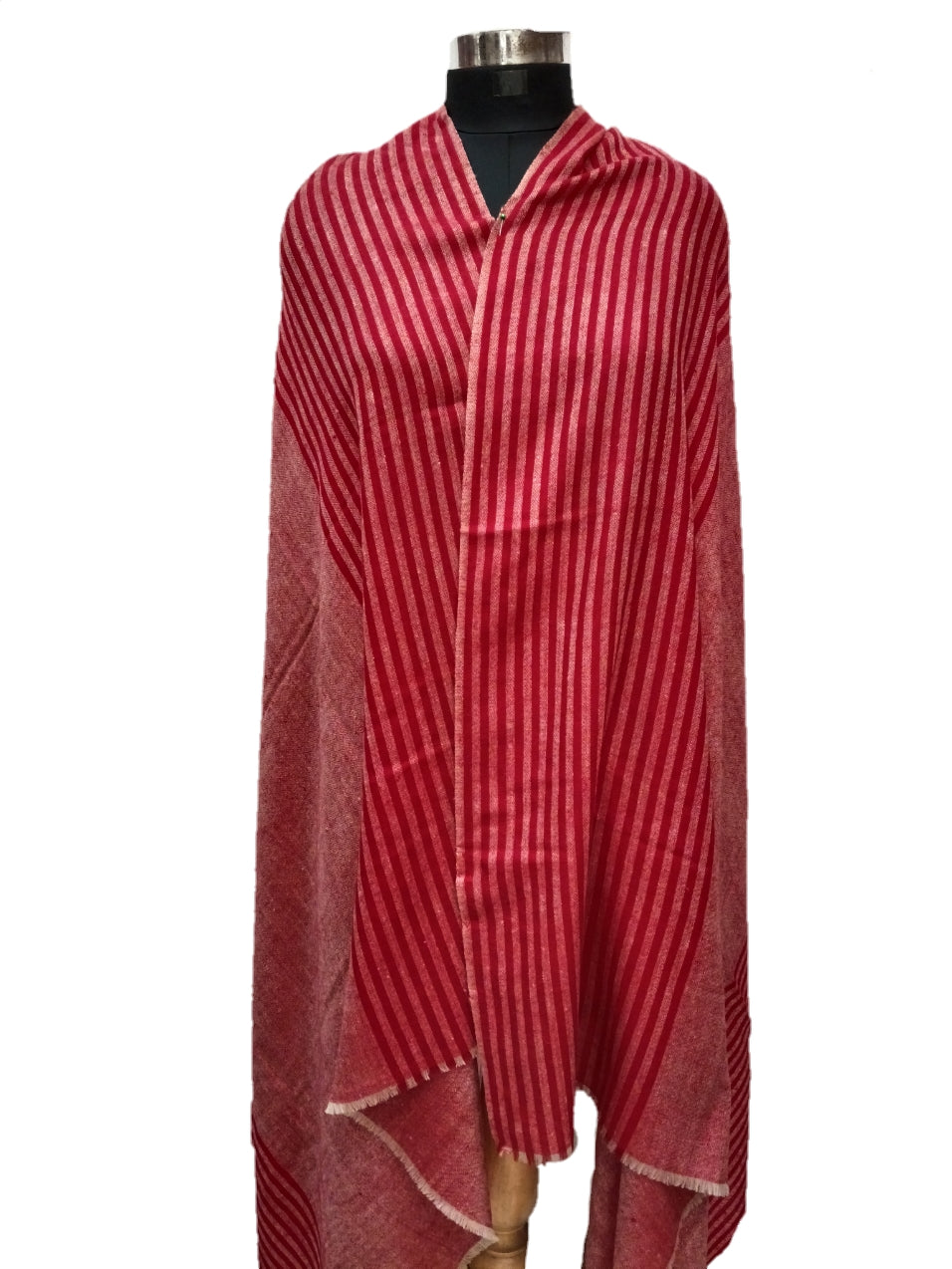 Pure Pashmina handmade Check Shawl.
