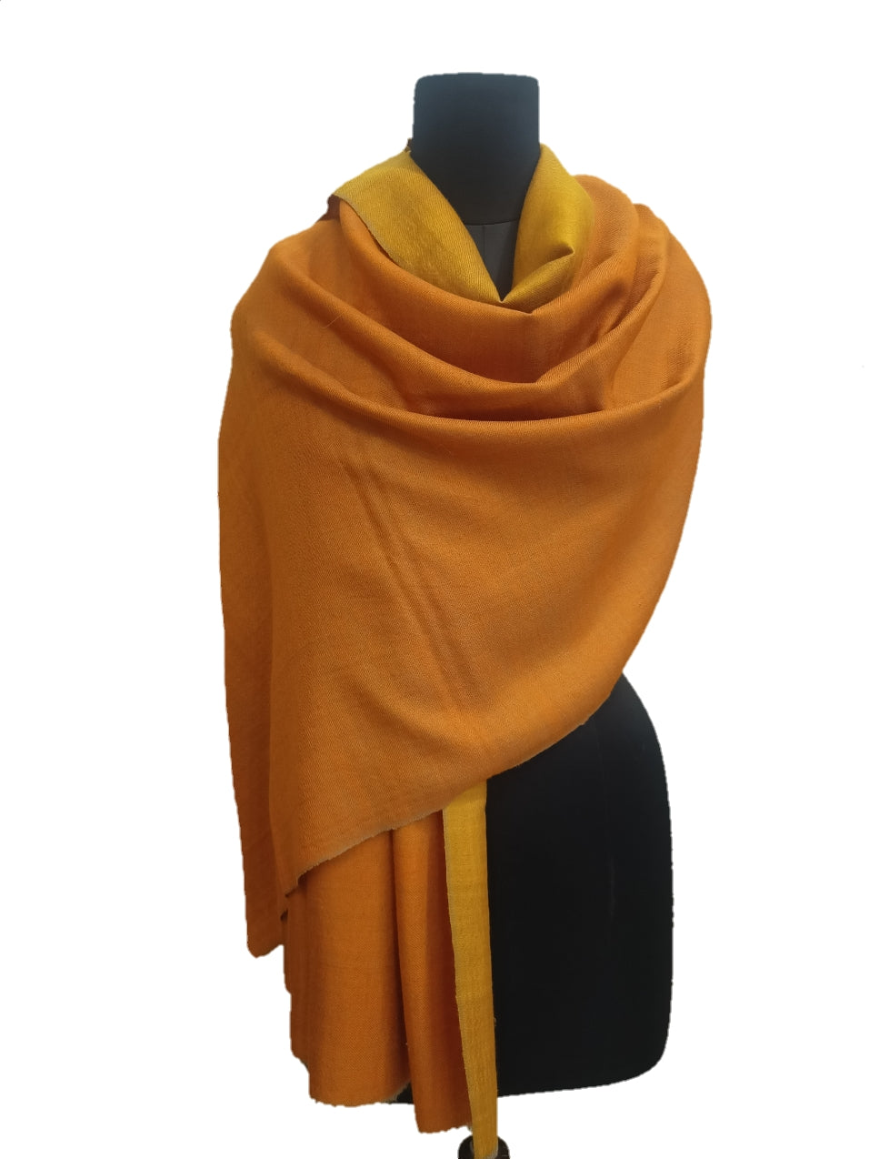 Pure Pashmina Handmade Zari Reversible Stole.
