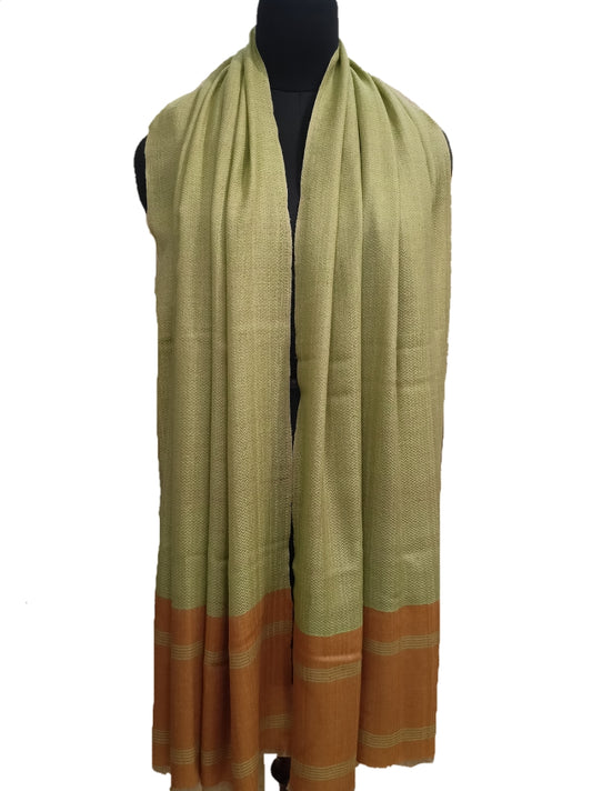 Pure Pashmina Handmade  herringbone Stole.