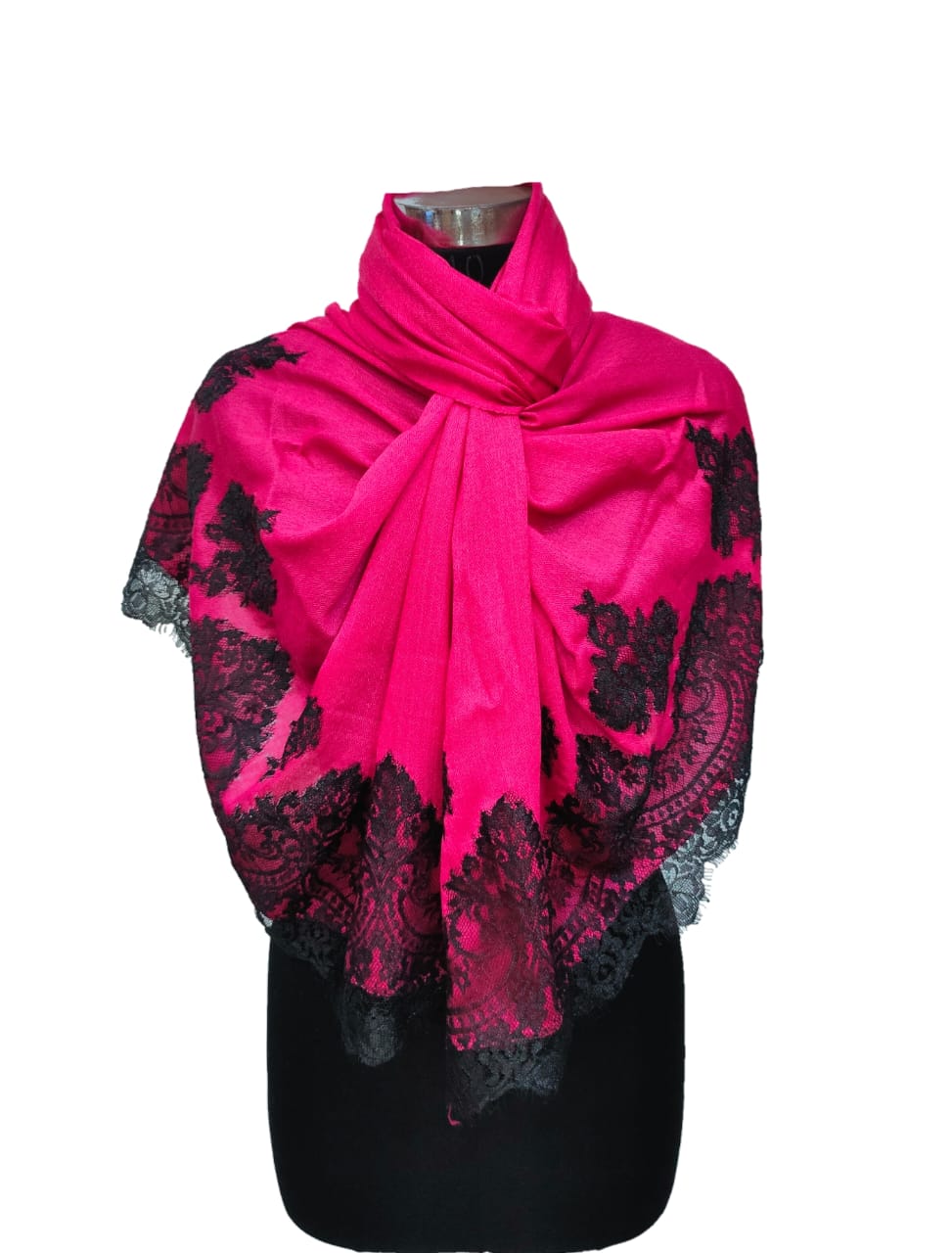 Cashmere/Pashmina limited Edition Chantilly Lace Stole.