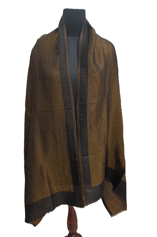 Cashmere Zari Jacquard Stole.