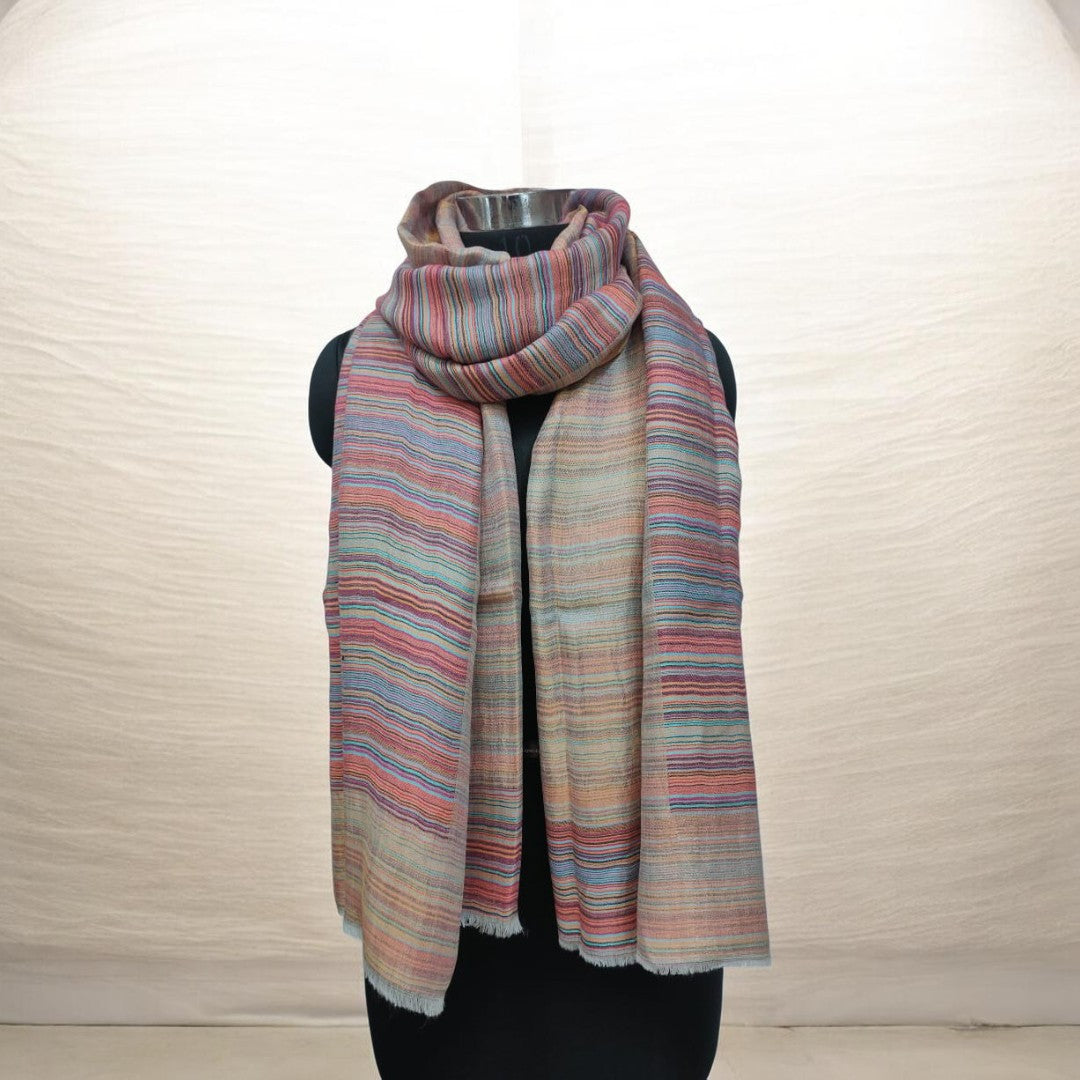 Cashmere Zari Jacquard Stole.